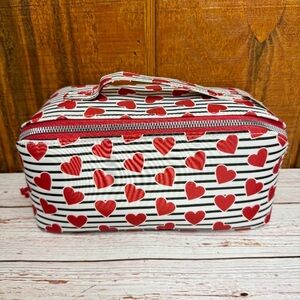 Red Heart Cosmetic Bag